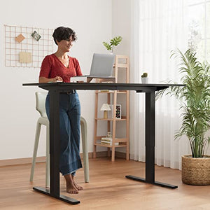 Furmax Electric Adjustable Standing Desk Frame - Black Frame Only