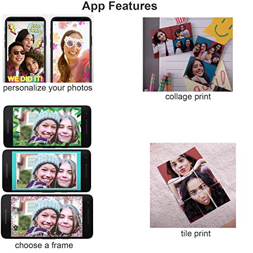 Canon Ivy Mini Photo Printer, Portable Instant Phone Printer, Bluetooth, Gray Slate | Bundled with 2 x 3 inch Zink Photo Paper (20 Sheets), Mini Photo Printer Case, and HeroFiber Cleaning Cloth