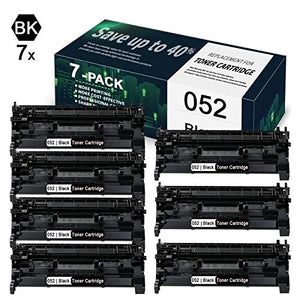 7-Pack Black 052 Compatible for Toner Cartridge Replacement for Canon imageCLASS LBP214dw MF426dw MF424dw LBP214dw i-SENSYS LBP212dw LBP214dw LBP215x MF421dw MF426dw MF428x Printer, Toner Cartridge.