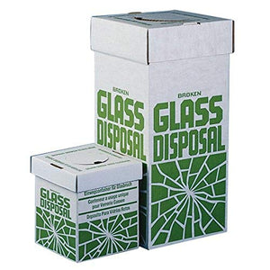 Cardboard Disposal Cartons for Glass; 12 x 12 x 27 in, Floor Model (Pack of 6) (F24653-0001) (3 Pack)