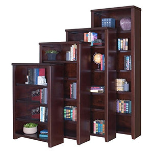 Martin Furniture Tribeca Loft Cherry 48" Bookcase - Fully Assembled