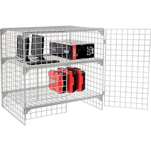 Global Industrial Wire Mesh Security Cage 48x24x48