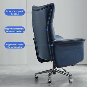 None BAILAI Office Chair Leather Home Desk 360° Rotating Office Chair