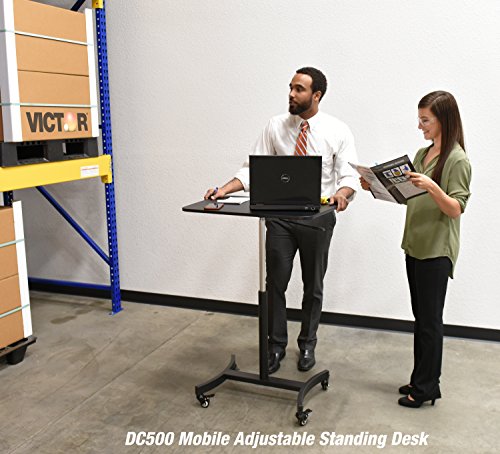 Victor High Rise Collection DC500 Mobile Adjustable Standing Desk