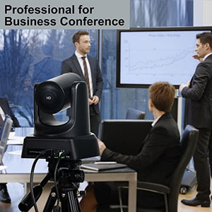 TONGVEO 20X Conference Room Camera System with Bluetooth Microphone, USB HDMI PTZ Video Camera