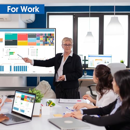Biling 65 PRO Smart Board with Dual System, 4K UHD Touchscreen, 20 Points Touch - Office Home Classroom