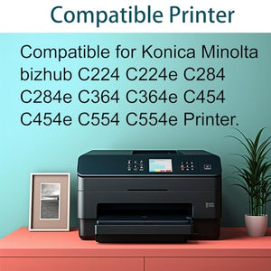 MYNVY DV512 Developer Unit Replacement for Konica Minolta Printer (C/M/Y/K 1Set)