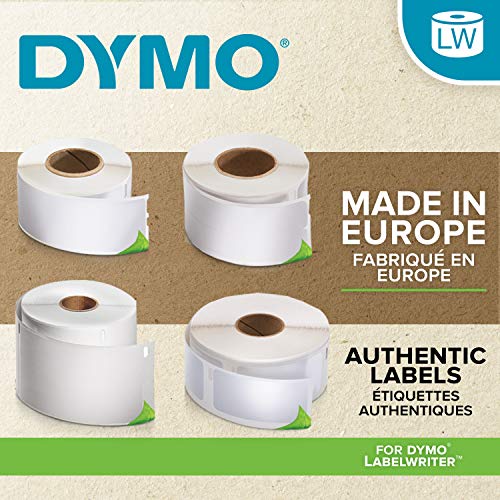 DYMO Authentic LW Large Shipping Labels/Name Badges, 54mm x 101mm, 6 Rolls of 220 Easy-Peel Labels (1, 320 Count), Self-Adhesive, for LabelWriter Label Makers