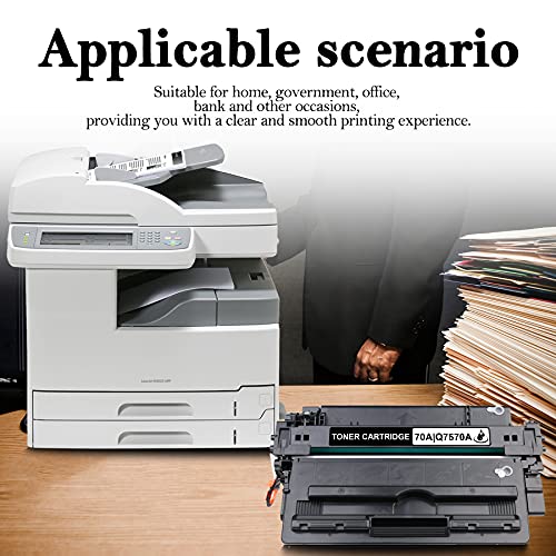 3 Pack Black High Yield 70A | Q7570A Toner Compatible Toner Cartridge Replacement for HP M5025 MFP M5026 MFP M5027 MFP M5028 MFP Printer