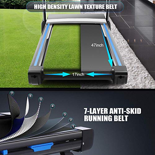 ANCHEER Treadmill,Treadmills for Home with Automatic Incline,3.25HP APP Control Folding Treadmills Exercise Machines,Running&Walking Electric fold Treadmill for Gym&Office Workout Cardio Use