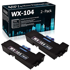 (2-Pack) Compatible WX104 WX-104 Waste Toner Box Replacement for Konica Minolta Bizhub 7528 7536 287 367 7522 Printer Ink Cartridge