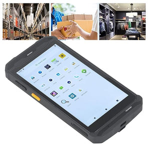 Yunseity PDA Handheld Computer, 13MP Rear Camera IPS Touch Screen Dual WiFi IP67 Mobile Data Terminal 8 Core 2.0GHz (US Plug)