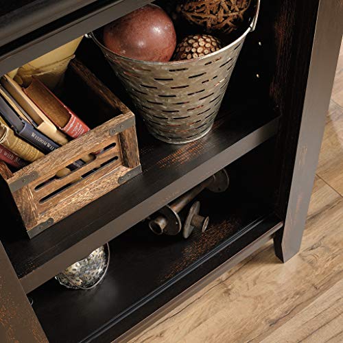 Sauder Dakota Pass Credenza for TVs up to 70" - Char Pine Finish