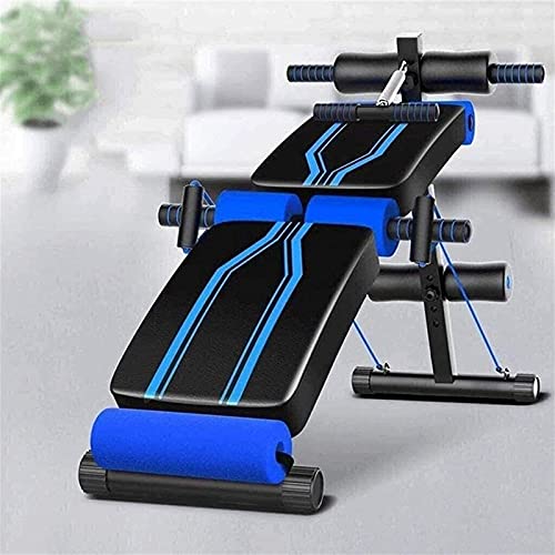 ZXNRTU Full Body Workout Sit Up Bench, Foldable Multi-Purpose Exercise Bench for Full Body Workout, Abdominal Training Equipment, Incline Decline Strength Training Bench for Home Gym