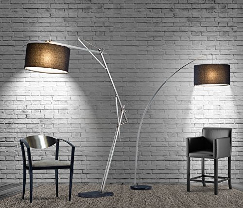 Adesso 5271-22 Rivington 84"-90" Arc Lamp, Smart Outlet Compatible