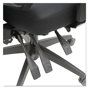 Alera ALEHPM4202 Wrigley Series High Performance Mid-Back Multifunction Task Chair, Blue
