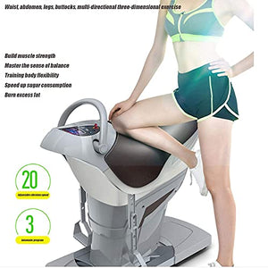LMEILI Electric Horse Riding Machine 20-Speed Vibration Speed Adjustment LED Exercise Fitness Equipment for Upper and Lower Limb Weight Loss & Blood Circulation