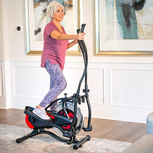 ORBITREK Elite - Fitness & Workout Home Gym Equipment, Elliptical Exercise Machine, Adjustable Resistance, Compact Design