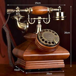 None Vintage Antique Rotary Dial Home Phone Landline Telephone