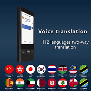 None Smart Instant Voice Photo Scanning Translator Touch Screen Offline Portable Multi-Language Translation (Gray)