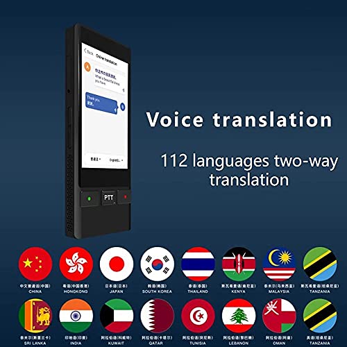 Smart Instant Voice Photo Scanning Translator Touch Screen Offline Portable Multi-Language Translation (Gray)