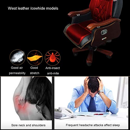 Video Game Chairs Home Office Desk Chairs Office Chairs with Lumbar Support Office Chairs & Sofas Boss Office Products Guest Chair with Casters,Reclining Solid Wood Leather,Liftable and Rotatable,Ergo
