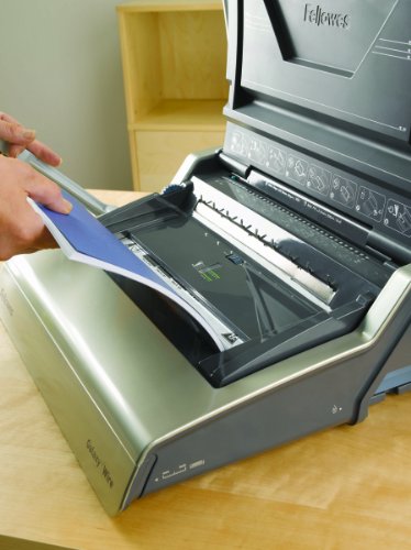 Fellowes Galaxy Electric Binding Machine for Large Offices - 34-Hole, 130 Sheet Wire Binder - Graphite