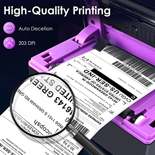 Asmvt Thermal Label Printer-Shipping Label Printer,150mm/s 4x6 Desktop Label Printer for Shipping Packages, Small Business, USPS, FedEx, Shopify, Etsy, Amazon,Compatible with Windows & Mac