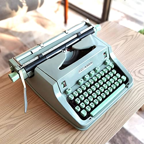 Amdsoc Antique Mechanical Typewriter with Ribbon - Rare Old-Fashioned Collectible Gift