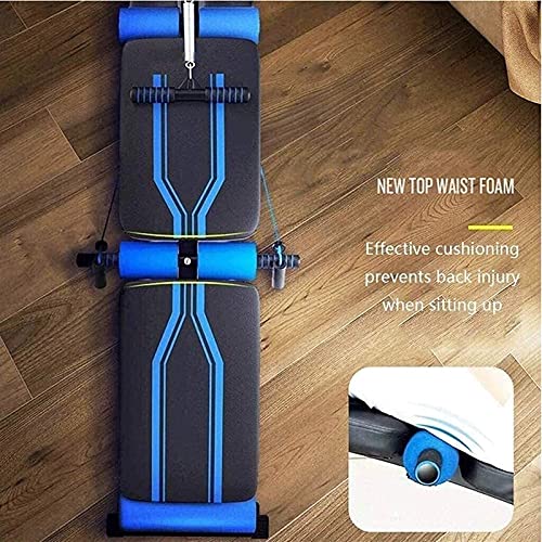 ZXNRTU Full Body Workout Sit Up Bench, Foldable Multi-Purpose Exercise Bench for Full Body Workout, Abdominal Training Equipment, Incline Decline Strength Training Bench for Home Gym