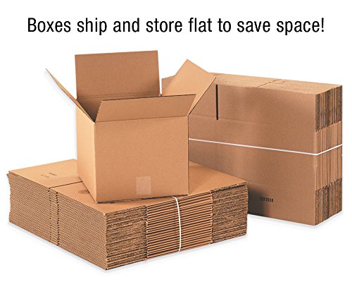 Aviditi HD161616TW Heavy-Duty Triple Wall Corrugated Cardboard Box, 16" L x 16" W x 16" H, Kraft, for Shipping, Packing and Moving (Pack of 5)