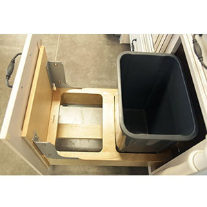 Dowell 4006 0218 Double Waste Basket Pullout for B18" Cabinet