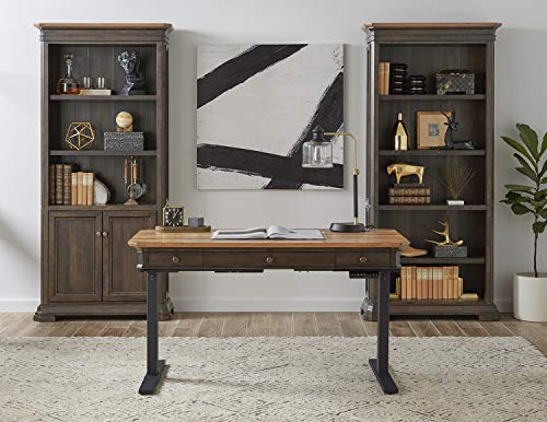 Martin Furniture Executive Bookcase with Doors, Fully Assembled, Brown (IMSA3678D)