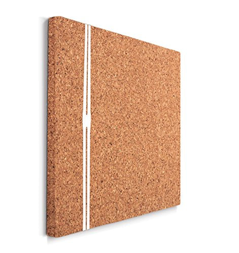Iceberg 35014 iDesign Frameless Cork Bulletin Board w/Band, 24"x20"x1.56"H