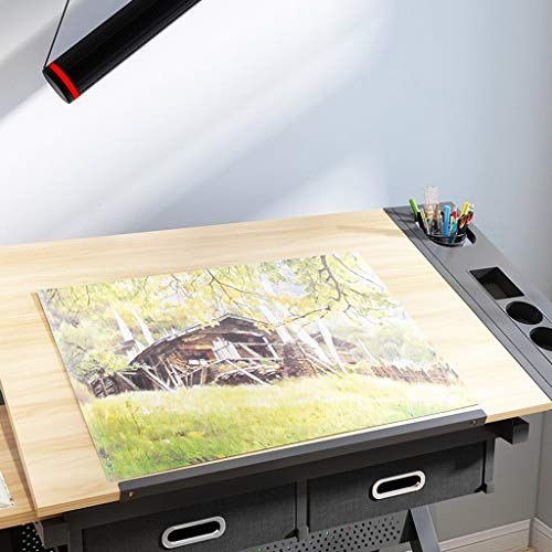 Tiltable Desk,with Adjustable Height for Art Design Drawing Writing Painting Crafting Drafting Work and Study