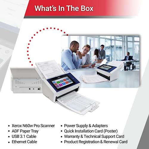 Xerox N60w Network Touchscreen Scanner