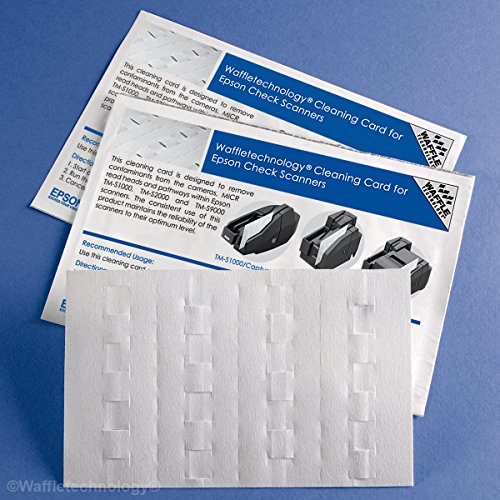 Waffletechnology Cleaning Card for Epson CaptureOne Check Scanner (540)