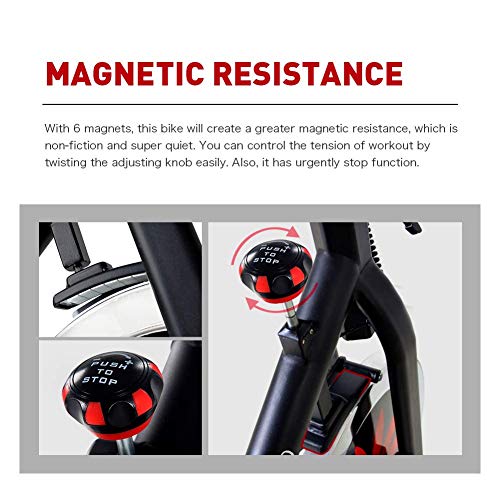 JOROTO X2 Indoor Cycling Bike with Suitable Exercise Bike Mat