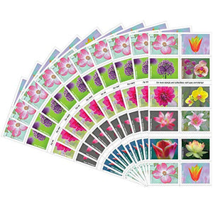USPS Garden Beauty Forever Postage Stamps 10 Books of 20 US Postal First Class Wedding Celebration Anniversary Flowers Party(200 Stamps)