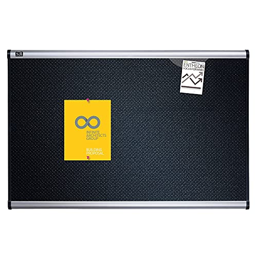 Quartet B347A Bulletin Board, Foam, 6-Ft x4-Ft, Aluminum Frame