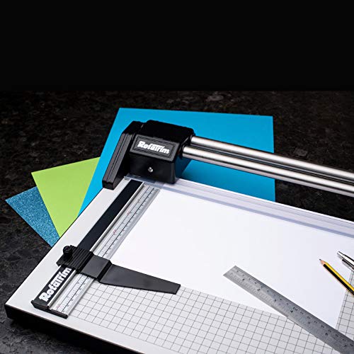 Rotatrim Pro 24 Inch Cut Professional Paper Cutter/Trimmer Precision Rotary Trimmer with Self-Sharpening Precision Steel Blades & Twin Stainless Steel Guide Rails (RCPRO24i)