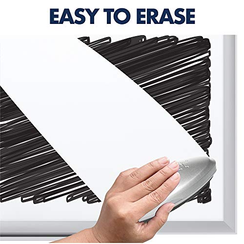 Quartet Magnetic Whiteboard, 8' x 4' White Board, Nano-Clean, Silver Aluminum Frame (SM538)
