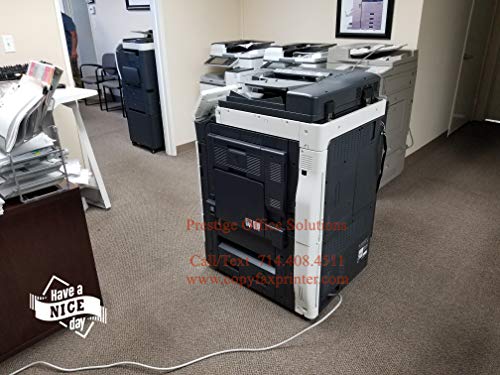 Konica Minolta Bizhub C654e Copier Printer Scanner Network with Staple Finisher
