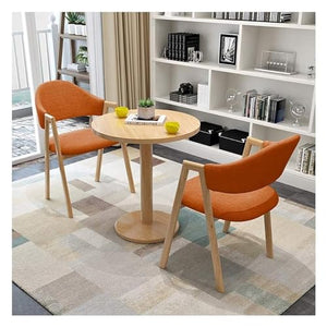 DioOnes Modern Table Set - Business & Leisure 60cm Round Table with Chairs