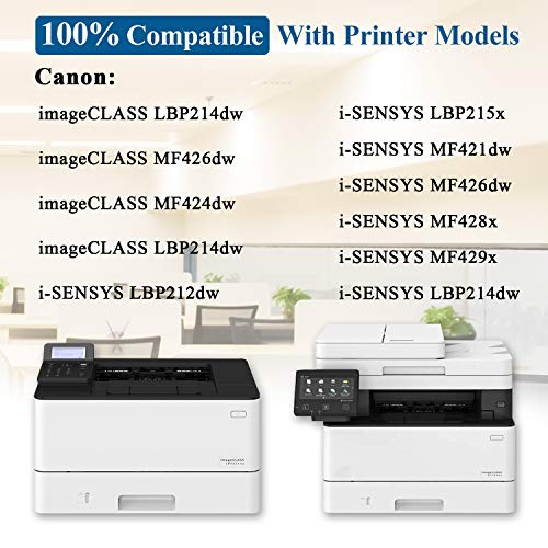 7-Pack Black 052 Compatible for Toner Cartridge Replacement for Canon imageCLASS LBP214dw MF426dw MF424dw LBP214dw i-SENSYS LBP212dw LBP214dw LBP215x MF421dw MF426dw MF428x Printer, Toner Cartridge.