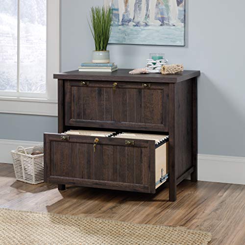 Sauder Costa Lateral File, Coffee Oak Finish