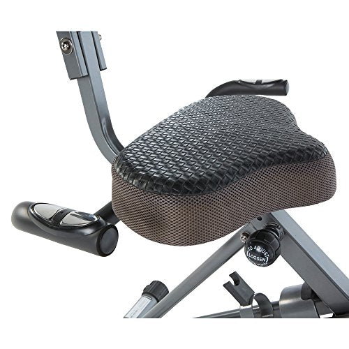 Exerpeutic ExerWorK 1000 Fully Adjustable Desk Folding Exercise Bike with Pulse