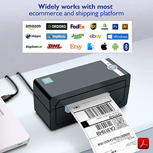 Shipping Label Printer - 150mm/s 4x6 Thermal Label Printer, Label Printer for Shipping Packages Small Business, Compatible with Shopify Ebay Amazon Etsy, Support Windows, Mac