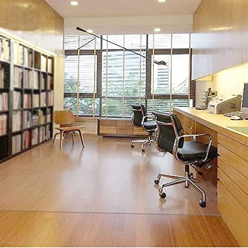 HAIZON Hard-Floor Chair Mat PVC Clear Non-Slip Protector for Hard Floor - Multiple Sizes