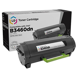 LD Compatible Toner Cartridge Replacements for Dell 331-9807 9GG2G Extra High Yield (Black, 4-Pack)